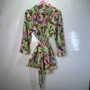 Vera Bradley Vibrant Paisley Robe